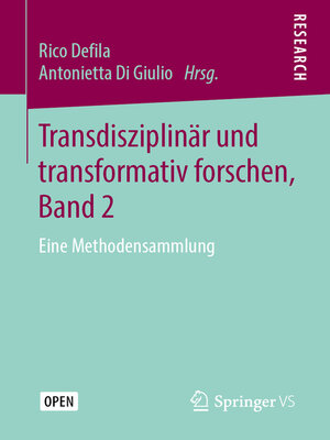 cover image of Transdisziplinär und transformativ forschen, Band 2